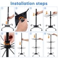 thumbnail image 2 of SHISUYAN 1Pc Metal Hat Display Stand Rotating 3-Tier Storage Rack Headwear Rack, 2 of 9