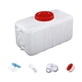 thumbnail image 1 of Kit de contenedor de agua, tanque dispensador de agua, gran capacidad, a prueba de fugas, jarra de camping, portátil para mochileros, viajes, pesca, 100 litros, 1 of 8