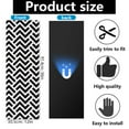 thumbnail image 4 of Summercome School Locker Magnetic Wallpaper, Reusable Locker Decorations for Boys Girls, 36''x12'' Trimmable DIY Locker Accessories, Easily Install & Remove, Perfect for Middle High School, Black Stri, 4 of 8
