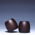 thumbnail image 2 of Chinese Tea Set Accessories Handmade Tea Bowl 2 Pcs/set 70ml Yixing Purple Clay Teacup Travel Portable Meditation Cup, 2 of 9