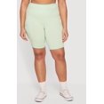 thumbnail image 3 of Women's Plus Size High Waisted Cargo Bike Shorts, 3 of 4