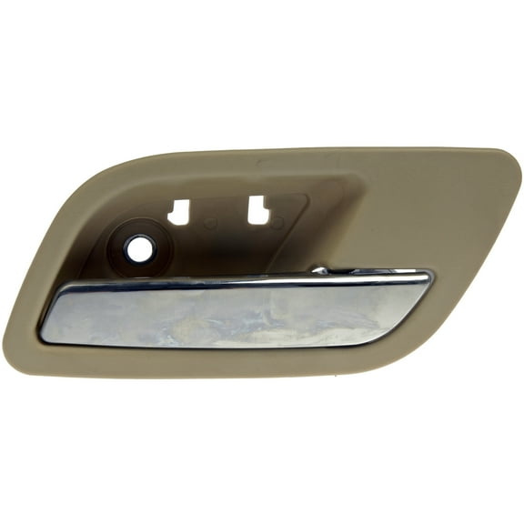 Dorman 81185 Interior Door Handle for Specific Cadillac Models, Chrome Lever; Beige Housing