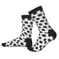 thumbnail image 2 of KLL Soccer Print Cool Socks Men's Women's Crew Socks Funny Crazy Novelty Stockings, 2 of 7