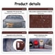 thumbnail image 4 of Bolsa organizadora de viaje para maquillaje BOYATU, juego de 3 piezas, impermeable, 4 of 8