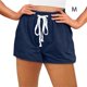 thumbnail image 3 of Pantalones cortos de algodón Elástico Jogging Gimnasio Yoga Pantalones cortos Pantalones de chándal suaves Vacaciones en la playa Diario Prendas para la parte inferior del cuerpo Azul oscuro M Sonducket  AP010921-17, 3 of 5