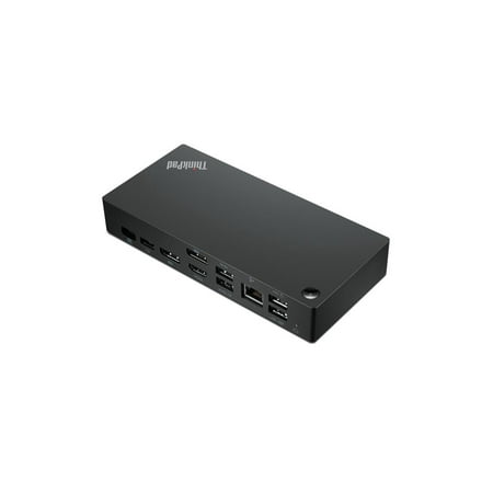 Lenovo - ThinkPad Universal USB-C Smart Docking Station - Black