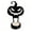 A-Black 2, variant on Dancing Skeleton Candle Holder, Gothic Iron Tea Light Stand, Spooky Skull Shadow Decor for Halloween Party