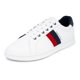 thumbnail image 1 of Mocasín Nautica Henrey con cordones para hombre, blanco, rojo y azul marino 10, 1 of 6