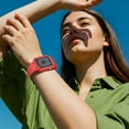 thumbnail image 5 of Dwitch Band for iWatch Series 10 46mm, Rugged TPU Sport Band with Integrated Case,Protective Bumper for Outdoor & Fitness Use,Red, 5 of 5
