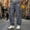 Dark Gray, variant on Baggy Cargo Pants for Men Casual Stretch Elastic Drawstring Parachute Pants Loose Fit Joggers with Multi Pockets Gray XL