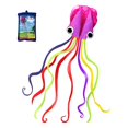 thumbnail image 1 of Frameless Software Animal Kite Multicolor Patchwork Flyer Kite Kid Adult Outdoor Toy  Purple Head Colorful Tail, 1 of 9