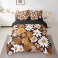 thumbnail image 2 of YST Bohemian Fall Floral King Bedding Sets 7 Piece Reversible Bed In A Bag,Boho Farmhouse Comforter Set Rustic Sunflower Daisy Comforter Groovy Power Flower Bed Set, 2 of 5