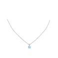 thumbnail image 5 of ANGARA Natural Pear Aquamarine Pendant with Bezel-Set Diamond in 14K White Gold for Women (Size-8x6mm) | March Birthstone, Birthday, Anniversary, Jewelry Gift for Women | Natural Aquamarine Necklace, 5 of 9