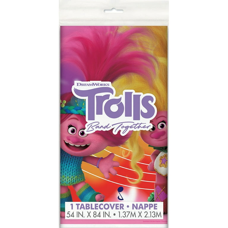 Trolls Plastic Table Cover, 54