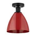 thumbnail image 2 of Innovations Lighting - Plymouth Dome - 1 Light Semi-Flush Mount In Industrial, 2 of 5