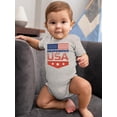 thumbnail image 2 of Independence Day Usa Flag. Bodysuit Infant -Image by Shutterstock,  6 Months, 2 of 4