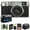 Silver, variant on FUJIFILM X100VI Digital Camera (Black) (16821913) + 64GB Card + Card Reader + Case + Memory Card Wallet + Cleaning Kit