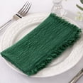 thumbnail image 4 of Servilletas de tela Socomi, paquete de 12 unidades, 43 x 43 cm, color verde esmeralda, 4 of 5