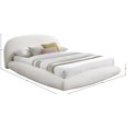 thumbnail image 6 of Meridian Furniture Genesis Cream Teddy Fabric Full Bed, 6 of 6