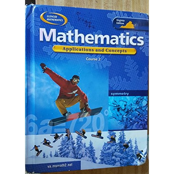 Pre-Owned Mathematics: Applications and Concepts, Course 2 (Virginia Edition) (Hardcover) 0078668425 9780078668425