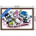 thumbnail image 3 of Hello Kitty and Friends: 21 Sports - Group Wall Poster, 14.725" x 22.375" Framed, 3 of 5