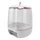 thumbnail image 2 of Contenedor de arroz para cocina, contenedor hermético para almacenar alimentos secos, contenedor para arroz, cubo dispensador de cereales para el hogar, 10000 ml, grande, blanco, 2 of 14