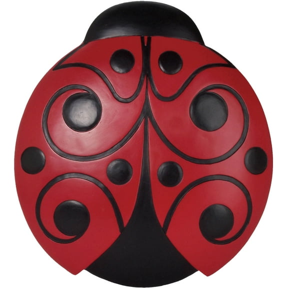 LADYBUG SHAPED STEPPING STONE / DECORATIVE WALL PLAQUE