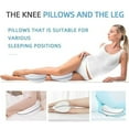 thumbnail image 6 of JARENGO Legacy Leg & Knee Foam Support Pillow Soothing Comfort from pain for Sciatica, Back, Hips, Knees, Joints, 6 of 7