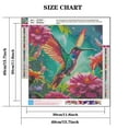 thumbnail image 4 of Diamond Painting Kits for Adults, Hummingbird Diamond Art Kits for Beginner 5D DIY Flower Diamond Dots Bead Art for Home Decor 11.8x11.8 inch, 4 of 5