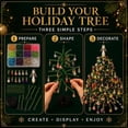 thumbnail image 3 of DIY Crystal Bead Christmas Tree Kit, Handmade Holiday Craft Set with Sparkling Beads, Tabletop Xmas Decoration for Adults Home Party, 3 of 6