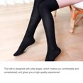 thumbnail image 3 of Guardurnaity Calcetín largo hasta el muslo, calcetines sexis a rayas JK por encima de la rodilla, estilo pijo, calentadores de piernas japoneses Medias Negro, 3 of 5