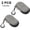 Square+Rectangle, variant on 2 Pack Earphone Earbuds Headset Headphone Carrying Case Holder Mini Storage Organizer Box Container Coin Pouch Wallet for MP3,Bluetooth Ear Buds
