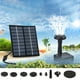 thumbnail image 1 of Kit de bomba de agua solar | Bomba de fuente al aire libre alimentada por energía solar de 1.7W para baño de pájaros, jardín, pecera | 7 boquillas | Panel PET grande de 18x12cm | Fuente de agua de, 1 of 8