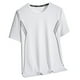 thumbnail image 2 of Blusas y camisas de manga corta y cuello redondo para hombre. Camisa informal de poliéster de manga corta, cuello redondo y cómoda., 2 of 4