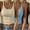 Beige, variant on LYEAA Womens Camisoles and Tanks 3 Pack Plus Size Spaghetti Strap Fitted Summer Casual Cami Shirt Solid Crew Neck Sleeveless Breathable Fashion Ladies Pullover Shirts Beige S
