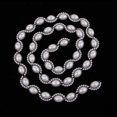 thumbnail image 2 of AMLESO 1 Yard Crystal Rhinestone Close Chain White Imitation Pearls Chain ming, 2 of 8