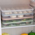 thumbnail image 3 of Stackable Home Egg Fish Storage Box Food Container Holder Refrigerator Organizer Kitchen Dumplings Storage Container, 3 of 6