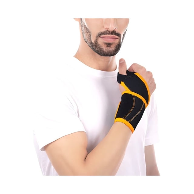 Muñequera Ajustable Neopreno Agujero para Pulgar Tynor Talla Universal 12.5 - 23.8 cm