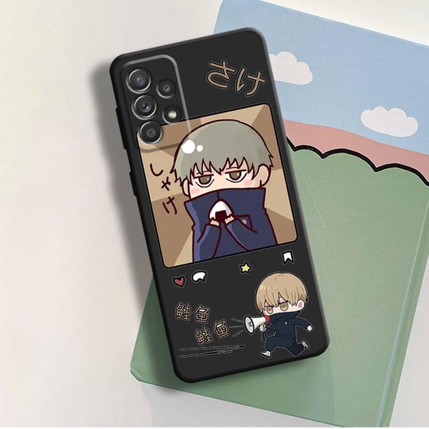 Case Coque for Samsung Galaxy A51 4G A12 A22 A21s A52 5G A71 A32 A11 A13 A72 Black Kawayi Jujutsu Kaisen Anime Funda Funda xuanjing unisex