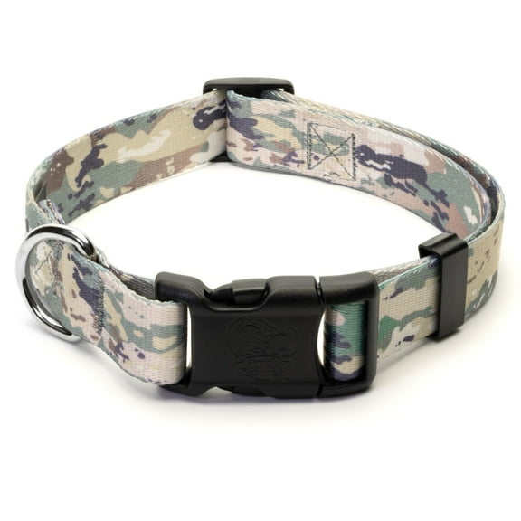 Country Brook Petz® Deluxe Mountain Viper Camo Dog Collar - Made in U.S.A., Medium