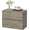 Grey Oak, variant on 2 Drawer Dresser, Small Dresser for Closet, Light Wood Storage Cabinet for Bedroom, Oak Nightstand Sofa Beside Table Drawer Chest, 23.6 in