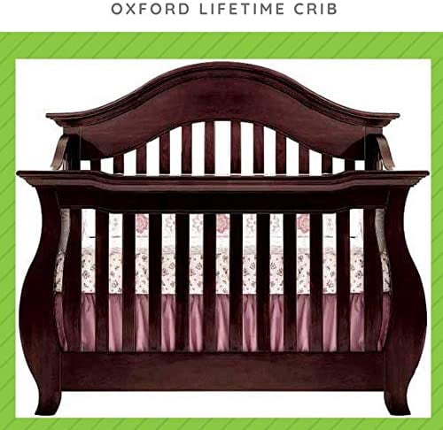Full-Size Conversion Kit Bed Rails for Baby Cache Cribs (Cherry)
