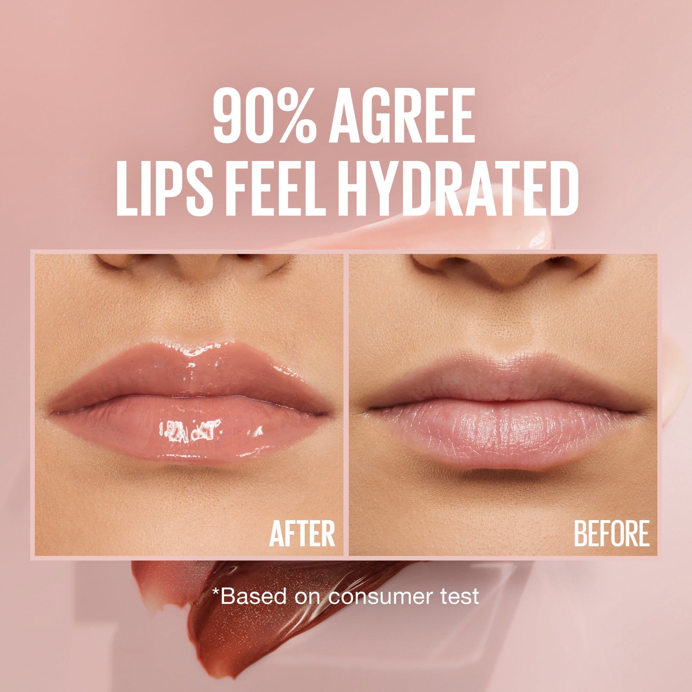 Maybelline Lifter Gloss Lip Gloss Makeup with Hyaluronic Acid, Stone, 0.19 oz