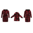 thumbnail image 1 of Pyjamas de Noël Assortis pour la Famille Ensemble de Nuit à Carreaux Rouges pour Hommes Femmes Enfants 6-7 Ans, 1 of 6