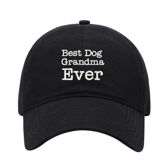 aseball Cap Embroidered Hat for Best Dog Grandma Ever Men's Adjustable Cotton Unisex Embroidery Baseball Caps