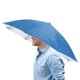 thumbnail image 1 of Sombrero Paraguas con Banda de 26" [1 Pcs] - Sombrero Paraguas Plegable Manos Libres para Uso en Pesca, Jardinería, Senderismo y Camping [Azul Cielo], 1 of 7