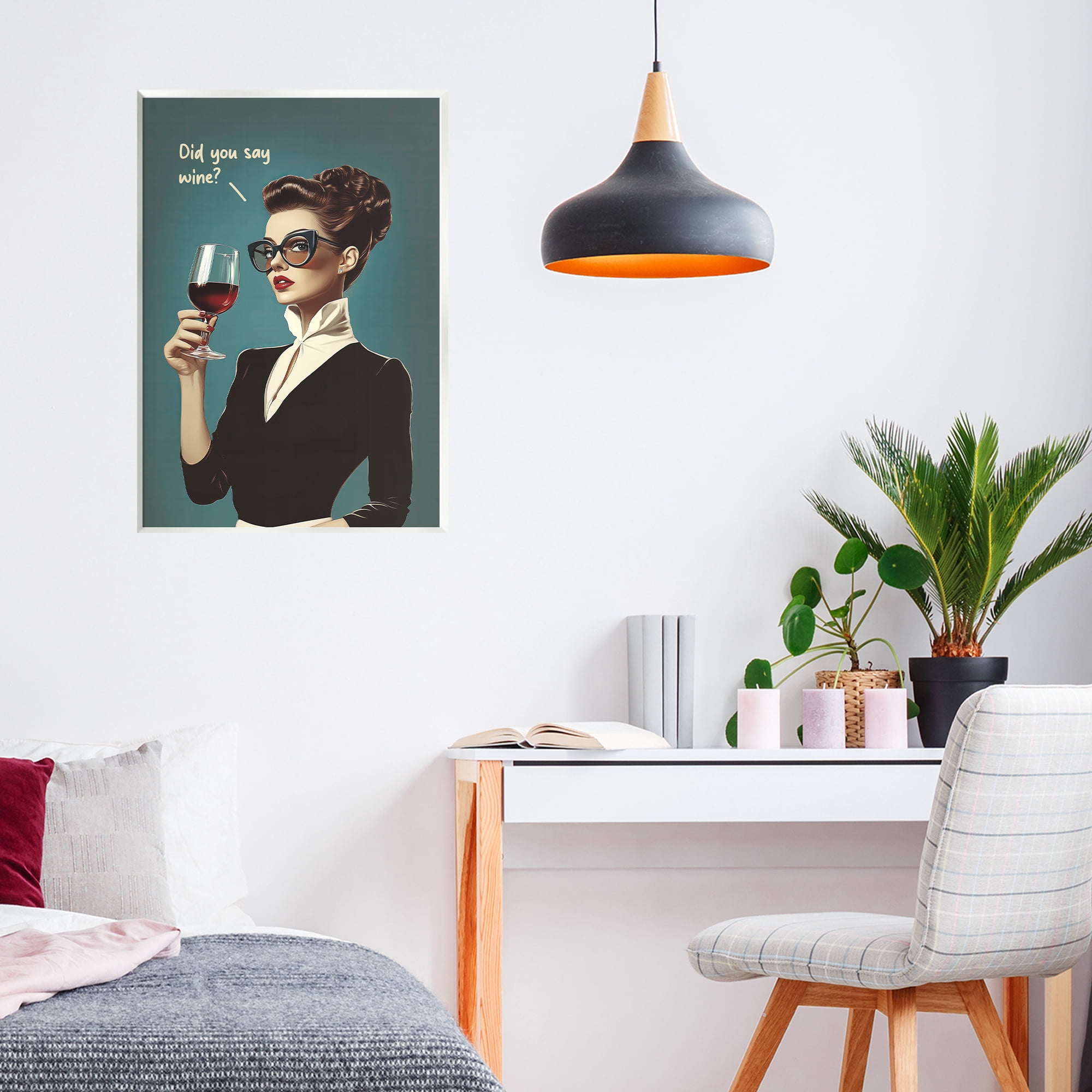 Stupell Industries Did You Say Wine Wall Plaque Art, design by Andreas Magnusson