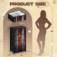 thumbnail image 3 of Gothic Dresser for Bedroom with 4 Storage Drawers Old wall texture rusty galvanized metal panel Dressers Chest of Drawers Steel Framed Fabric Closet Organizers for Boys Man Cave Dorm Entryway, 3 of 8