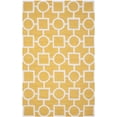 thumbnail image 2 of SAFAVIEH Cambridge Joyce Geometric Shapes Wool Area Rug, Gold/Ivory, 6' x 9', 2 of 7