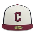 thumbnail image 2 of Men's New Era  White/Red Cleveland Guardians 2024 City Connect 59FIFTY Fitted Hat, 2 of 6